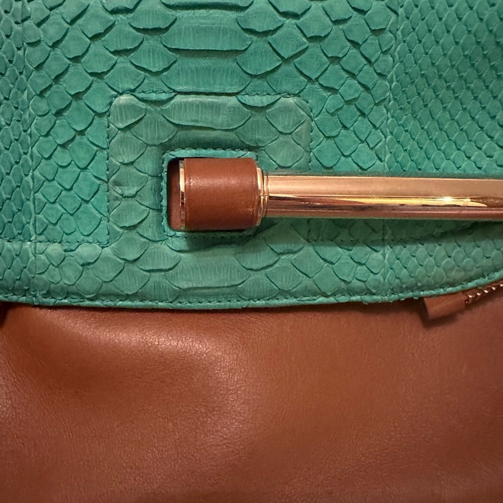 Jimmy Choo Python Embossed Clutch - image 4